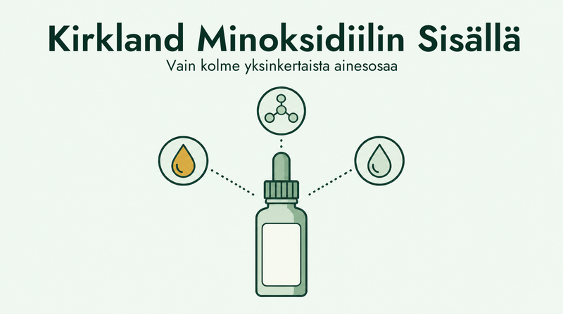 Mitä Kirkland-minoksidiili oikeasti sisältää