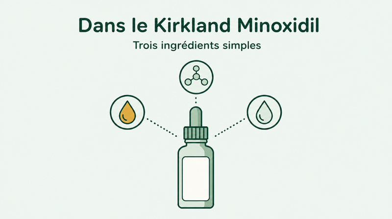 Ce que contient vraiment le minoxidil Kirkland
