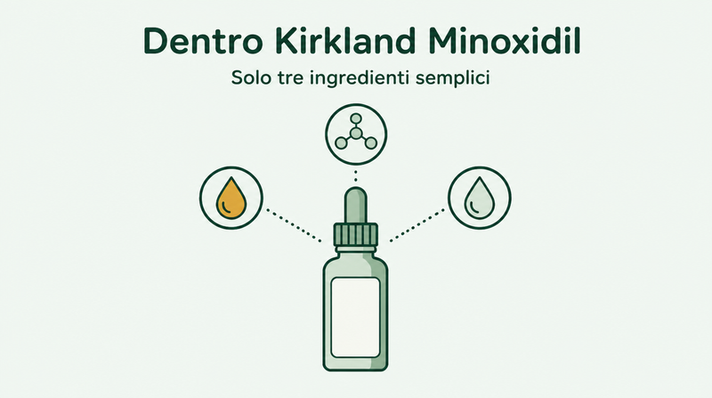 Cosa contiene davvero il minoxidil Kirkland