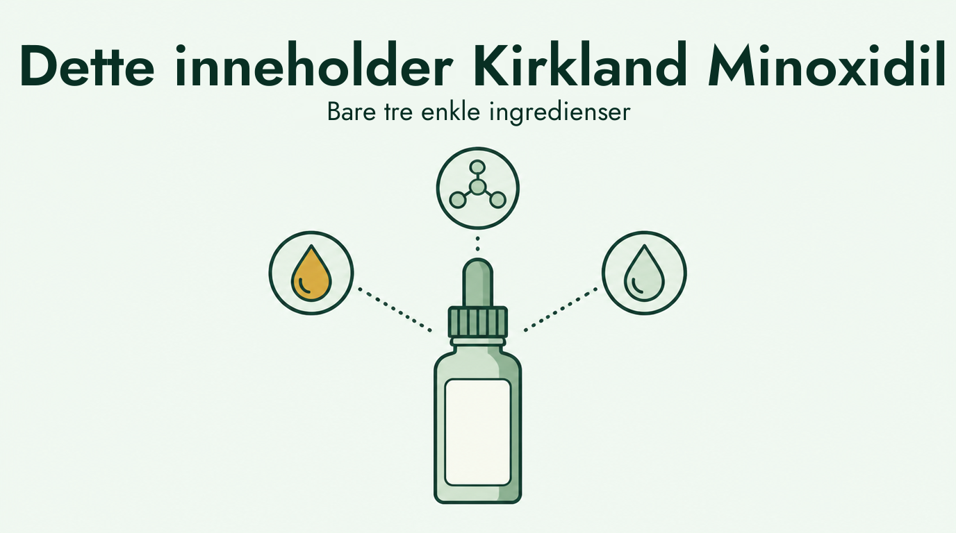 Hva inneholder egentlig Kirkland minoksidil