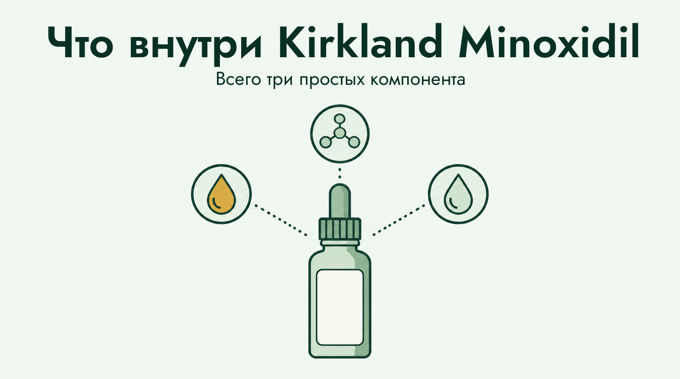 Что на самом деле входит в состав Kirkland миноксидил
