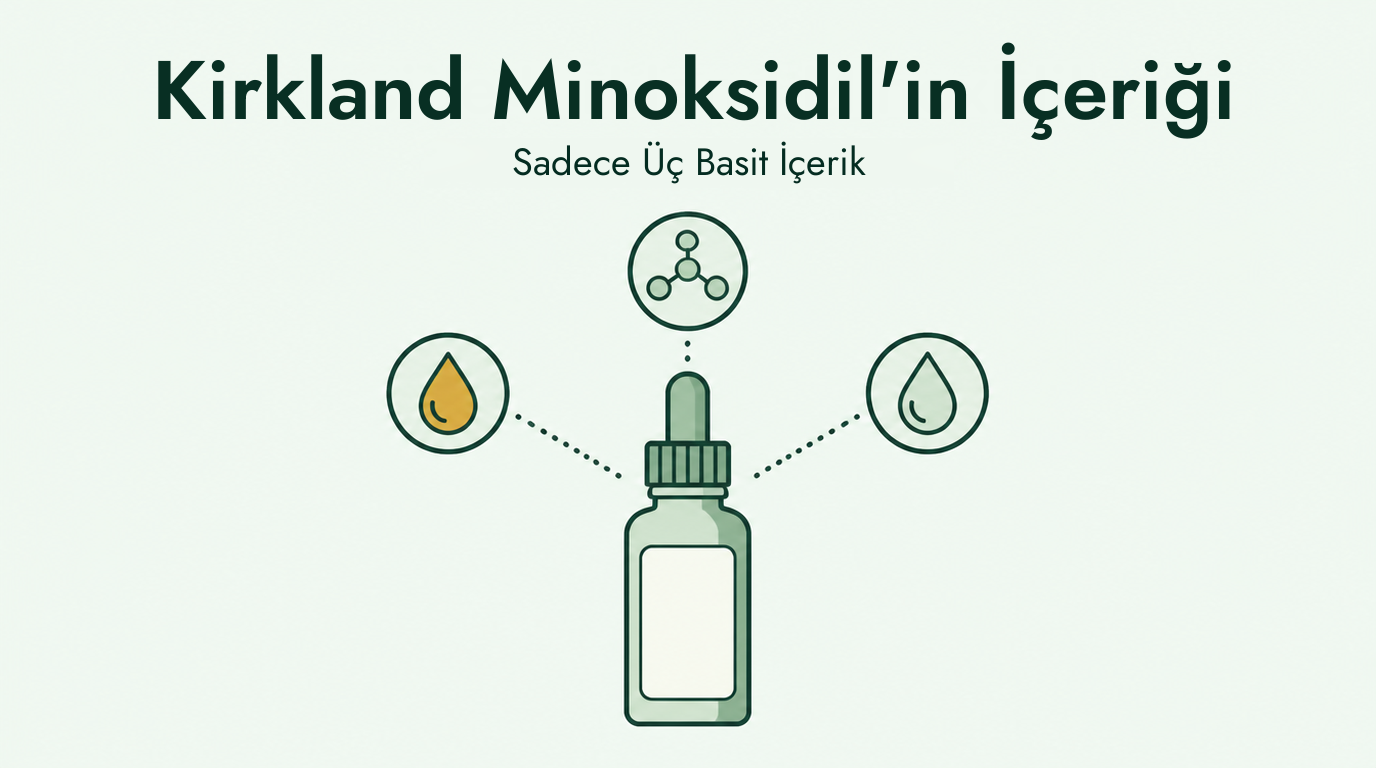 Kirkland minoksidilin içeriğinde gerçekte ne var