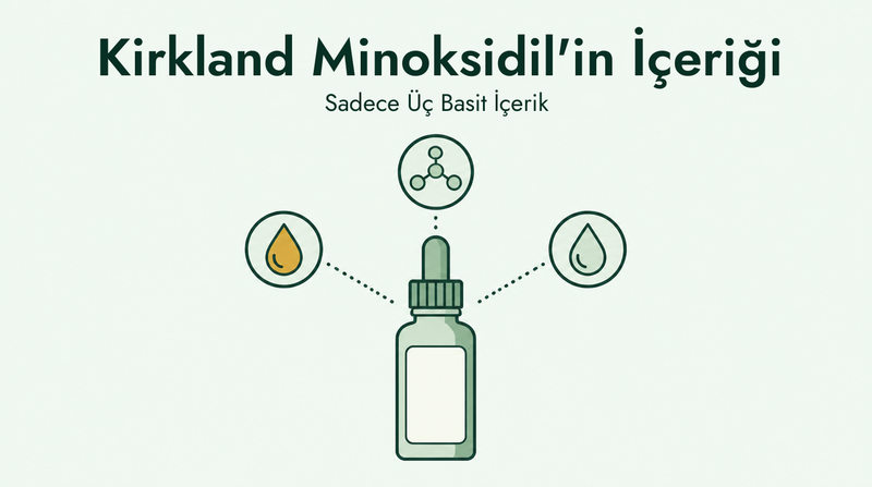 Kirkland minoksidilin içeriğinde gerçekte ne var